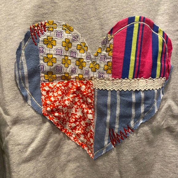 BP Quilted Heart Sweater - Size M - Picture 2 of 5